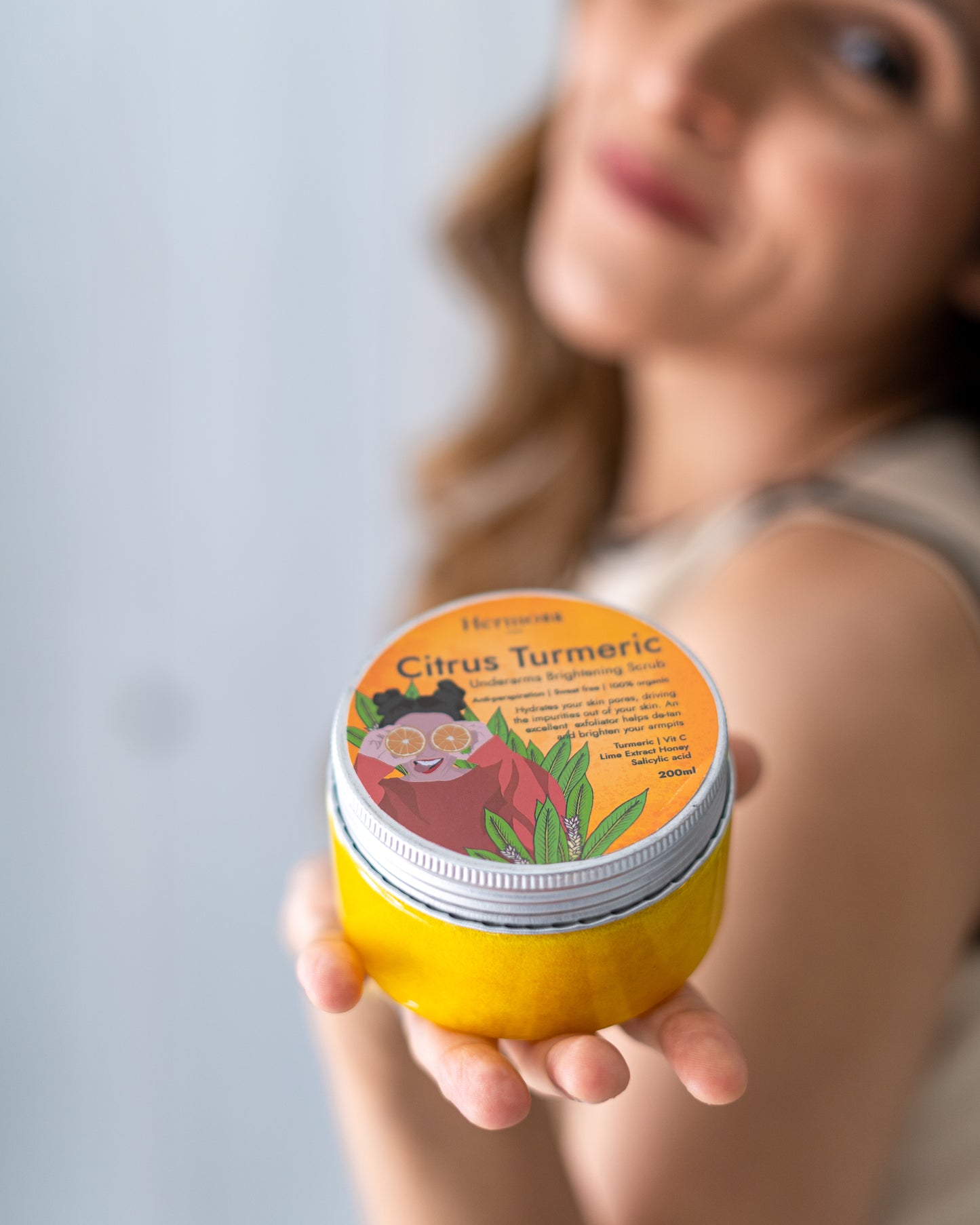 Citrus Turmeric Underarms Scrub