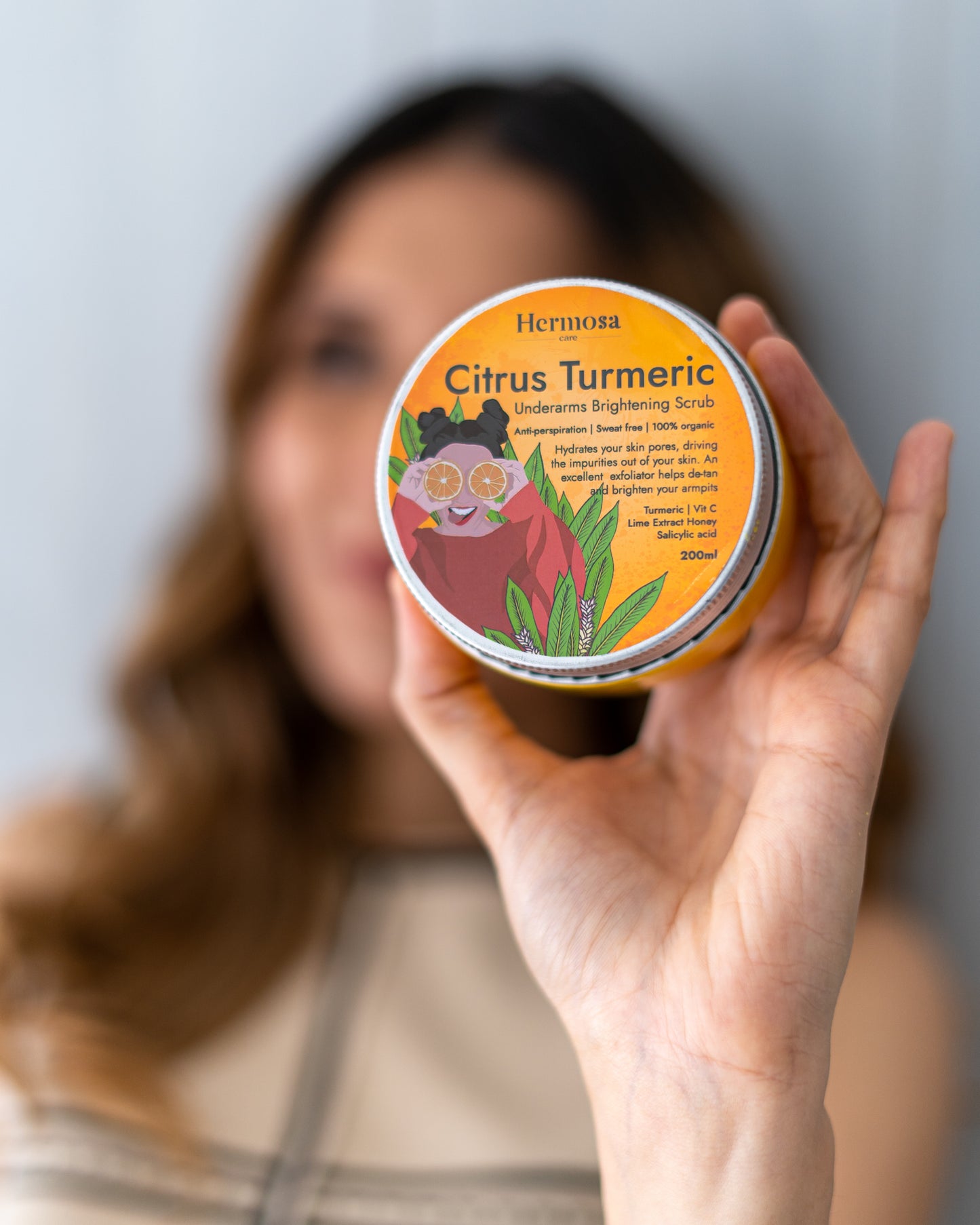 Citrus Turmeric Underarms Scrub